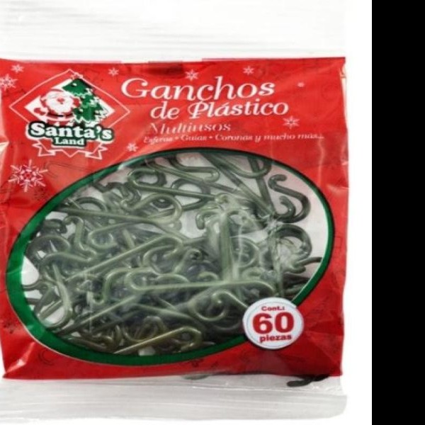 GANCHOS PADORNOS NAV. PLASTICO BOLSA C60 PZ. C.20